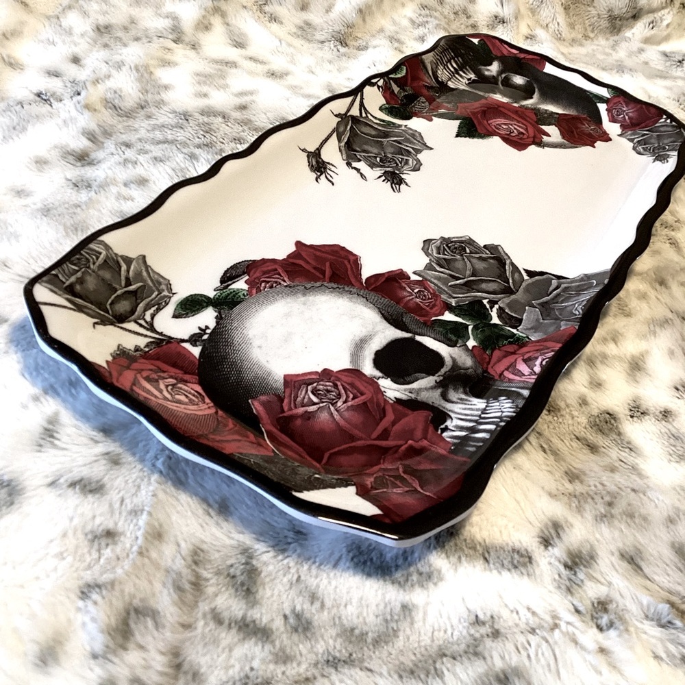 Skulls and Roses Tray